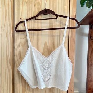 Embroidered Cami Crop